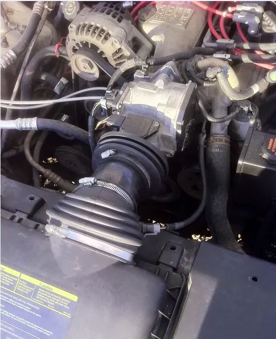 V6 Camaro Polished Throttle Body