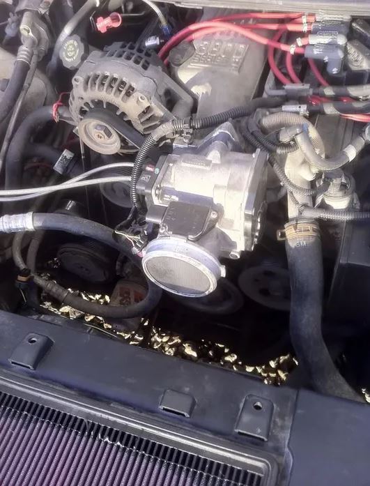 V6 Camaro Polished Throttle Body