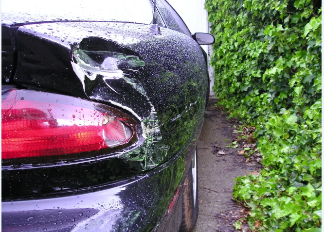 Camaro body damage accident repair