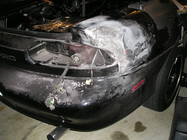 Automotive Paint damage body prep